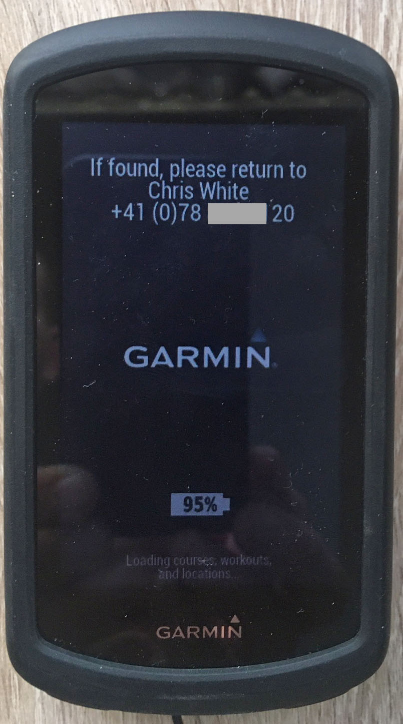How to increase chance that a lost Garmin will be returned – Ride Far