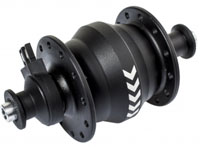 Bicycle front dynamo hub