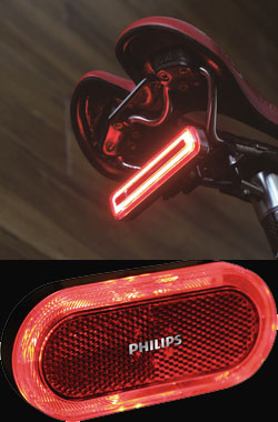 Philips Saferide & Moon Nebula rear lights