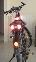 Bike lights and sales reflectors